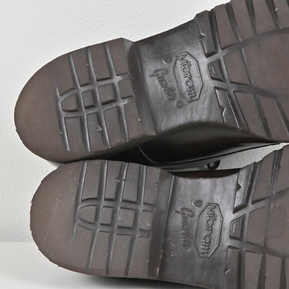 VTG Rockport Genuine Leather Vibram Sole Brown Oxfords US10 UK9.5 Made Portugal - Picture 15 of 16